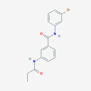 N-(3-bromophenyl)-3-(propionylamino)benzamide