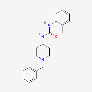 molecular formula C20H25N3O B5368358 N-(1-benzyl-4-piperidinyl)-N'-(2-methylphenyl)urea 