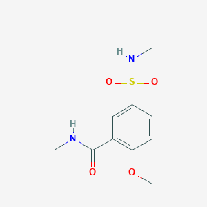 5-[(ethylamino)sulfonyl]-2-methoxy-N-methylbenzamide