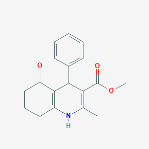 molecular formula C18H19NO3 B5368408 methyl 2-methyl-5-oxo-4-phenyl-1,4,5,6,7,8-hexahydro-3-quinolinecarboxylate 