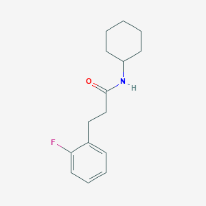 N-cyclohexyl-3-(2-fluorophenyl)propanamide