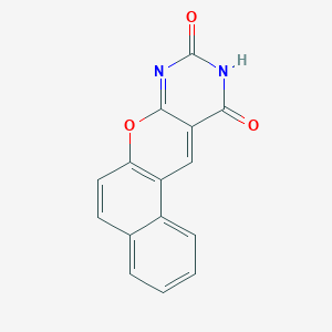 molecular formula C15H8N2O3 B5368497 9H-benzo[5,6]chromeno[2,3-d]pyrimidine-9,11(10H)-dione 