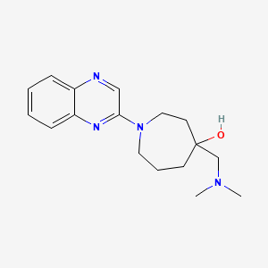 4-[(Dimethylamino)methyl]-1-quinoxalin-2-ylazepan-4-ol