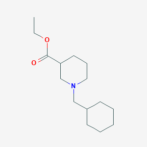 molecular formula C15H27NO2 B5368540 ethyl 1-(cyclohexylmethyl)-3-piperidinecarboxylate 