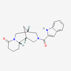 (1R,5R,11aS)-3-(1H-indol-2-ylcarbonyl)decahydro-8H-1,5-methanopyrido[1,2-a][1,5]diazocin-8-one