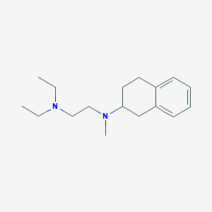 molecular formula C17H28N2 B5368573 N,N-diethyl-N'-methyl-N'-(1,2,3,4-tetrahydro-2-naphthalenyl)-1,2-ethanediamine 