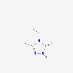 molecular formula C6H11N3S B053686 5-methyl-4-propyl-4H-1,2,4-triazole-3-thiol CAS No. 121519-86-6