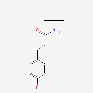 N-(tert-butyl)-3-(4-fluorophenyl)propanamide