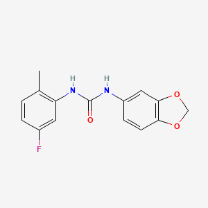 1-(1,3-Benzodioxol-5-yl)-3-(5-fluoro-2-methylphenyl)urea