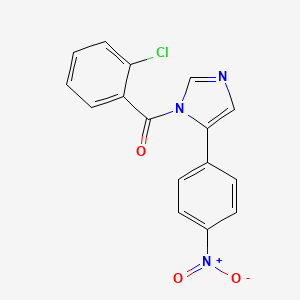 1-(2-chlorobenzoyl)-5-(4-nitrophenyl)-1H-imidazole