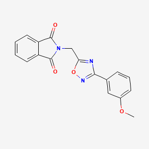 2-{[3-(3-methoxyphenyl)-1,2,4-oxadiazol-5-yl]methyl}-1H-isoindole-1,3(2H)-dione