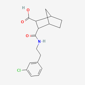 3-({[2-(3-chlorophenyl)ethyl]amino}carbonyl)bicyclo[2.2.1]heptane-2-carboxylic acid