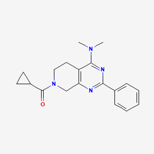 7-(cyclopropylcarbonyl)-N,N-dimethyl-2-phenyl-5,6,7,8-tetrahydropyrido[3,4-d]pyrimidin-4-amine