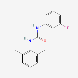 N-(2,6-dimethylphenyl)-N'-(3-fluorophenyl)urea