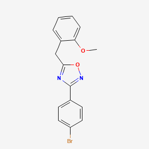 3-(4-bromophenyl)-5-(2-methoxybenzyl)-1,2,4-oxadiazole