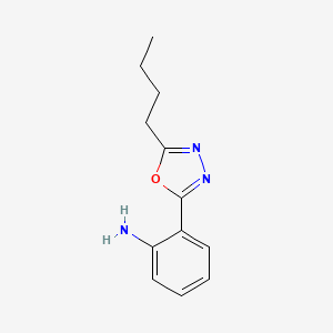 2-(5-butyl-1,3,4-oxadiazol-2-yl)aniline