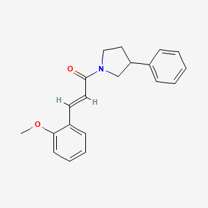 1-[3-(2-methoxyphenyl)acryloyl]-3-phenylpyrrolidine