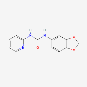 N-1,3-benzodioxol-5-yl-N'-2-pyridinylurea