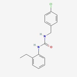 molecular formula C16H17ClN2O B5369334 N-(4-chlorobenzyl)-N'-(2-ethylphenyl)urea 