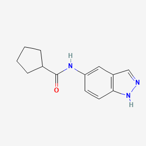 N-(1H-indazol-5-yl)cyclopentanecarboxamide