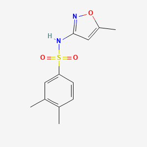 3,4-dimethyl-N-(5-methyl-1,2-oxazol-3-yl)benzenesulfonamide