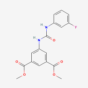 dimethyl 5-({[(3-fluorophenyl)amino]carbonyl}amino)isophthalate