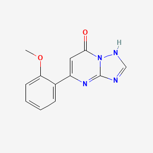 molecular formula C12H10N4O2 B5369869 5-(2-methoxyphenyl)[1,2,4]triazolo[1,5-a]pyrimidin-7(4H)-one 