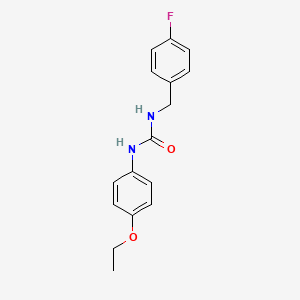 molecular formula C16H17FN2O2 B5369870 N-(4-ethoxyphenyl)-N'-(4-fluorobenzyl)urea 