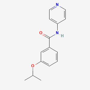 molecular formula C15H16N2O2 B5369899 3-isopropoxy-N-4-pyridinylbenzamide 