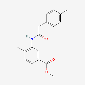 methyl 4-methyl-3-{[(4-methylphenyl)acetyl]amino}benzoate