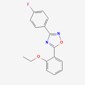 5-(2-ethoxyphenyl)-3-(4-fluorophenyl)-1,2,4-oxadiazole