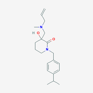 3-{[allyl(methyl)amino]methyl}-3-hydroxy-1-(4-isopropylbenzyl)piperidin-2-one