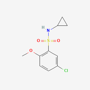 5-chloro-N-cyclopropyl-2-methoxybenzenesulfonamide