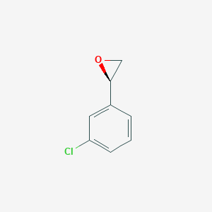 molecular formula C8H7ClO B053704 (S)-3-chlorostyrene oxide CAS No. 115648-90-3