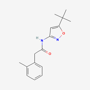 N-(5-tert-butyl-3-isoxazolyl)-2-(2-methylphenyl)acetamide