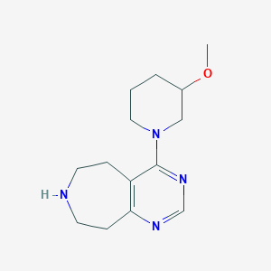 4-(3-methoxy-1-piperidinyl)-6,7,8,9-tetrahydro-5H-pyrimido[4,5-d]azepine dihydrochloride