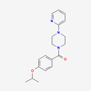 1-(4-isopropoxybenzoyl)-4-(2-pyridinyl)piperazine