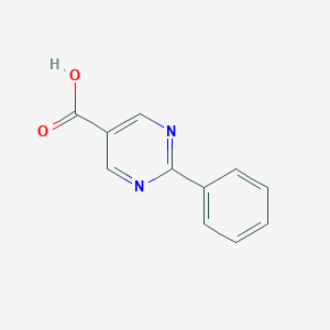 molecular formula C11H8N2O2 B053706 2-Phenylpyrimidine-5-carboxylic acid CAS No. 122773-97-1