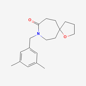 8-(3,5-dimethylbenzyl)-1-oxa-8-azaspiro[4.6]undecan-9-one