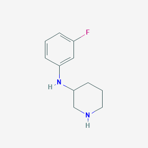 molecular formula C11H15FN2 B5370885 N-(3-fluorophenyl)-3-piperidinamine 