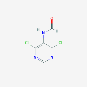 molecular formula C5H3Cl2N3O B053710 N-(4,6-dichloropyrimidin-5-yl)formamide CAS No. 123240-66-4