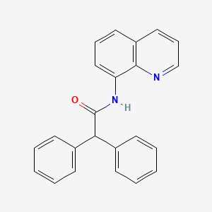 molecular formula C23H18N2O B5371017 2,2-diphenyl-N-8-quinolinylacetamide 