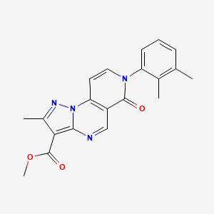 methyl 7-(2,3-dimethylphenyl)-2-methyl-6-oxo-6,7-dihydropyrazolo[1,5-a]pyrido[3,4-e]pyrimidine-3-carboxylate