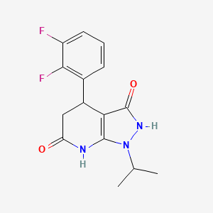 4-(2,3-difluorophenyl)-1-isopropyl-4,7-dihydro-1H-pyrazolo[3,4-b]pyridine-3,6(2H,5H)-dione