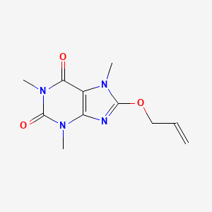 8-(allyloxy)-1,3,7-trimethyl-3,7-dihydro-1H-purine-2,6-dione