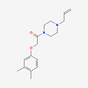 molecular formula C17H24N2O2 B5371449 1-allyl-4-[(3,4-dimethylphenoxy)acetyl]piperazine 