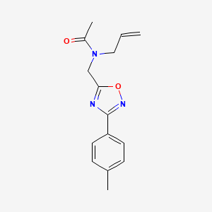 N-allyl-N-{[3-(4-methylphenyl)-1,2,4-oxadiazol-5-yl]methyl}acetamide