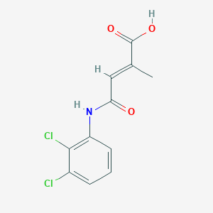 molecular formula C11H9Cl2NO3 B5371487 4-[(2,3-dichlorophenyl)amino]-2-methyl-4-oxo-2-butenoic acid 