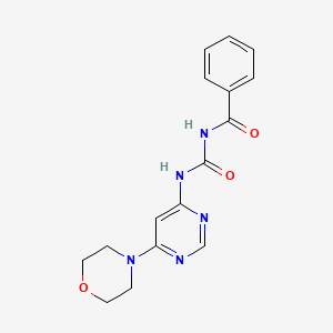 N-({[6-(4-morpholinyl)-4-pyrimidinyl]amino}carbonyl)benzamide