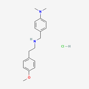 [4-(dimethylamino)benzyl][2-(4-methoxyphenyl)ethyl]amine hydrochloride